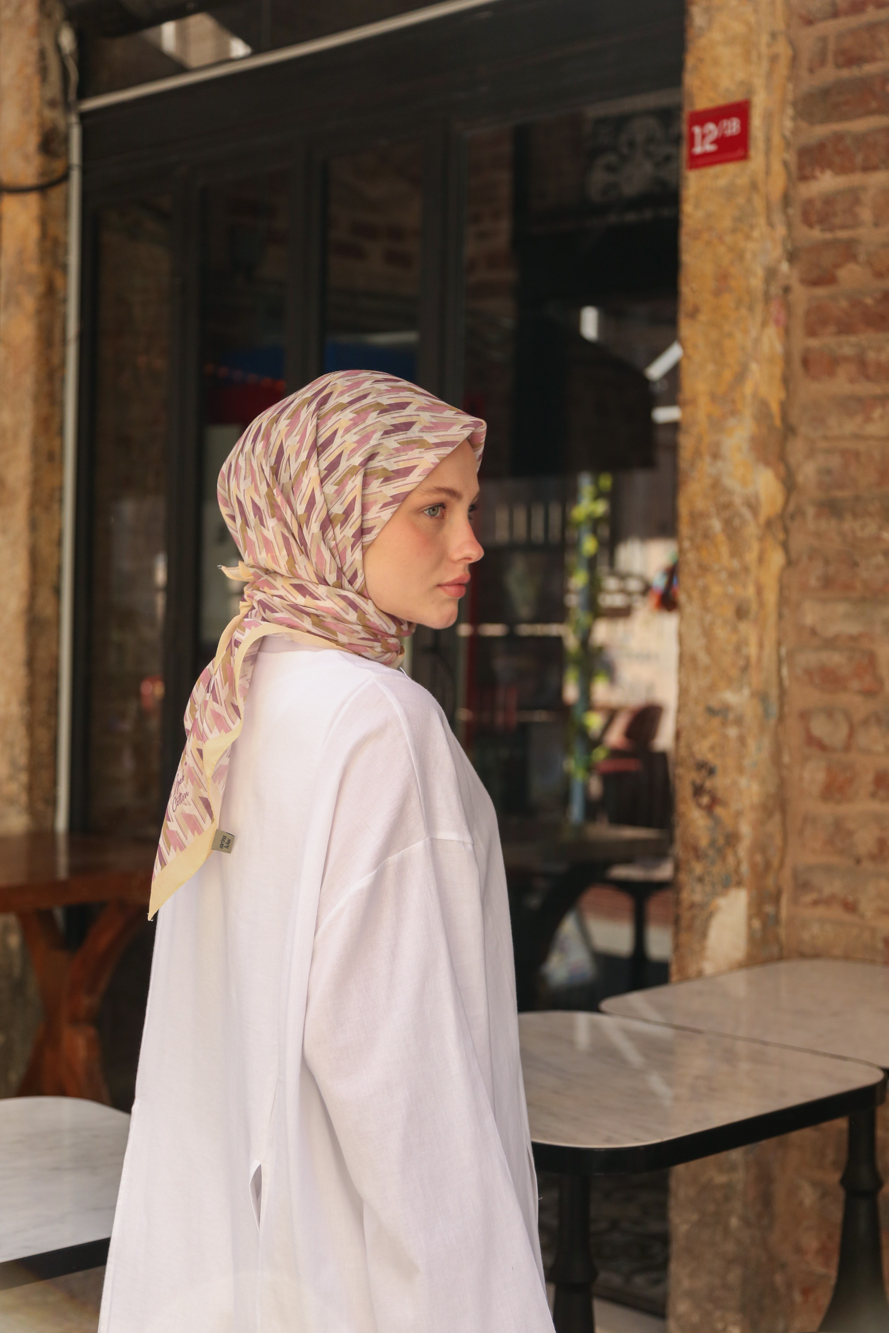Hint İpek  Cotton Eşarp CTTN02-03