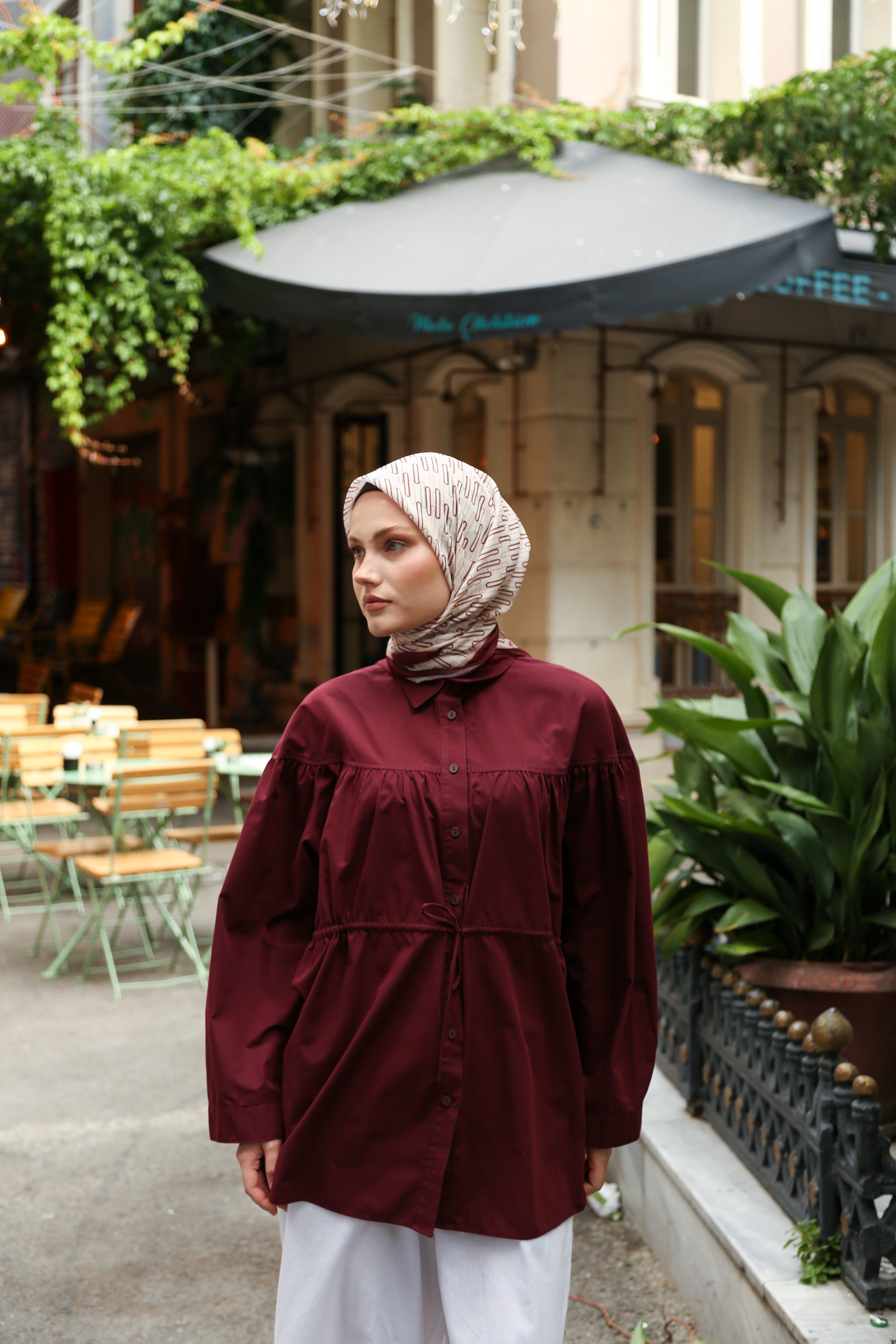 Hint İpek  Cotton Eşarp CTTN04-08