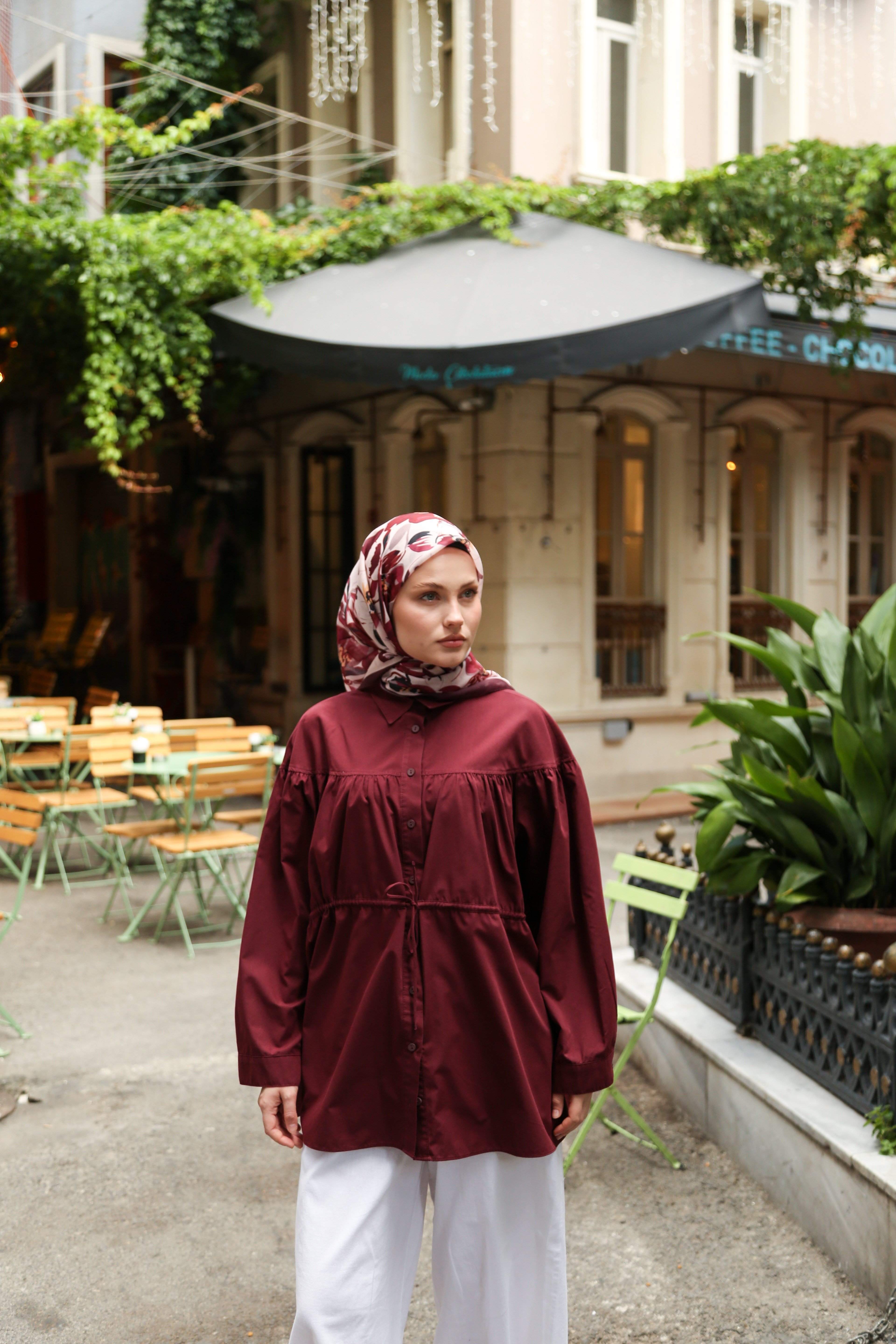 Hint İpek  Cotton Eşarp CTTN05-06