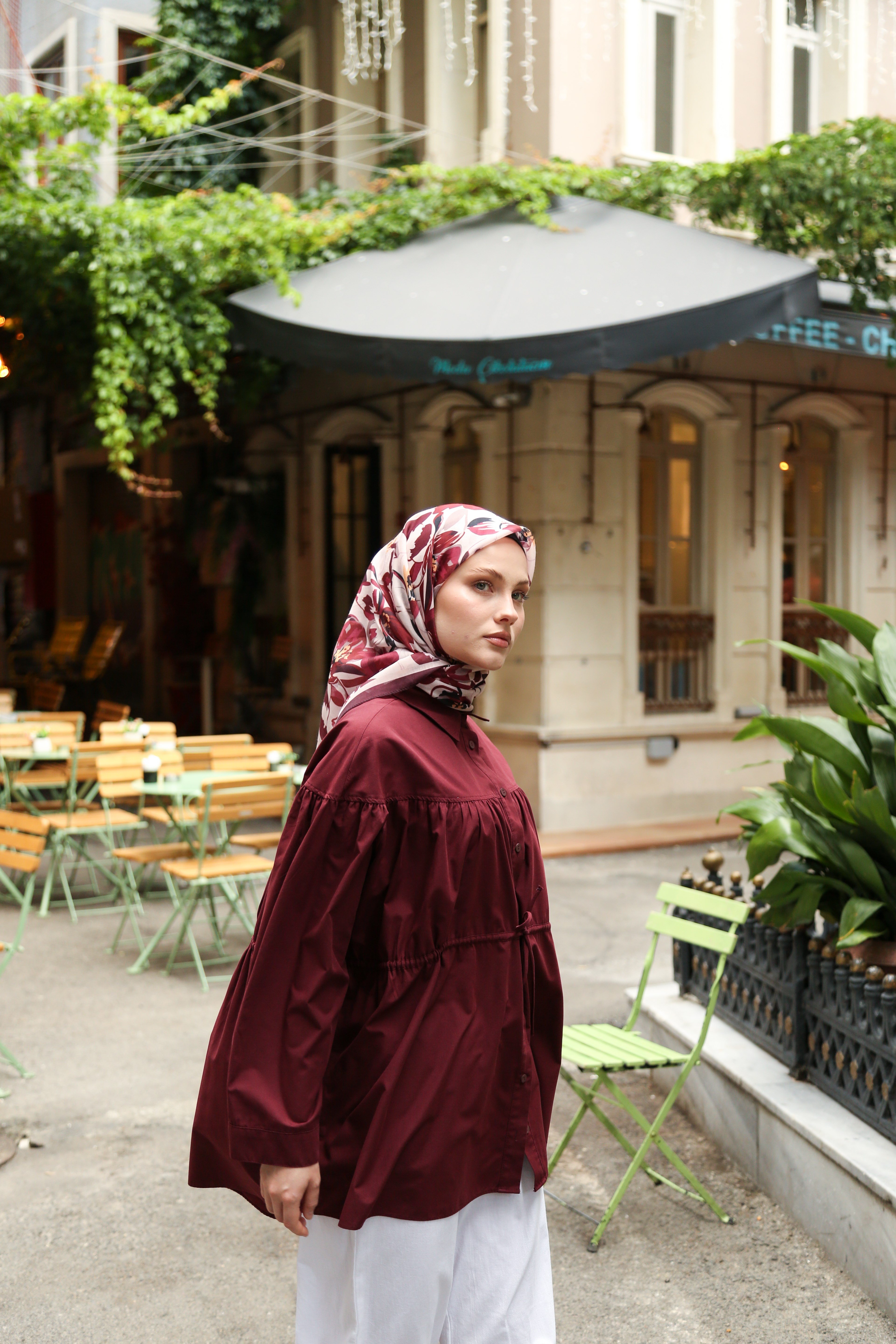 Hint İpek  Cotton Eşarp CTTN05-06