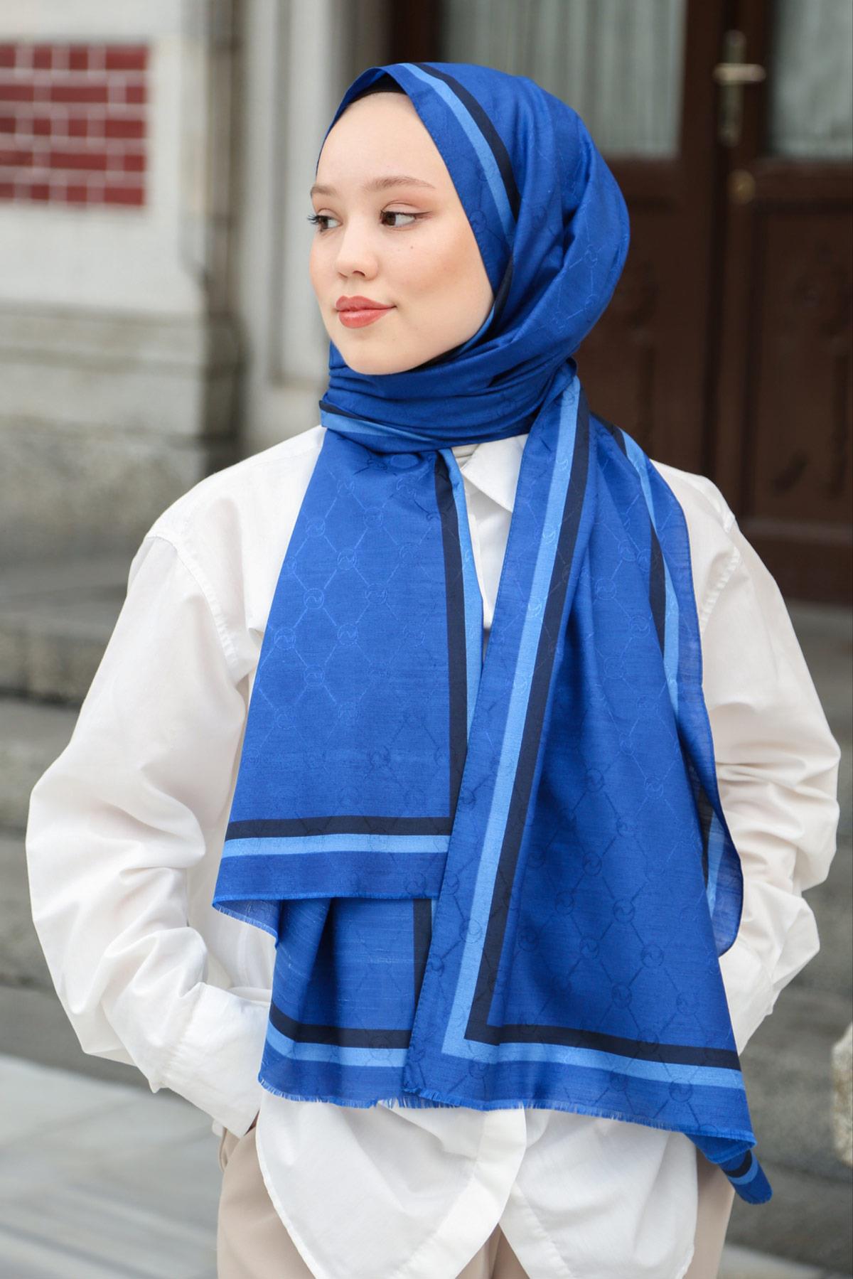 Hint İpek  Monogram Şal MONOV04-15