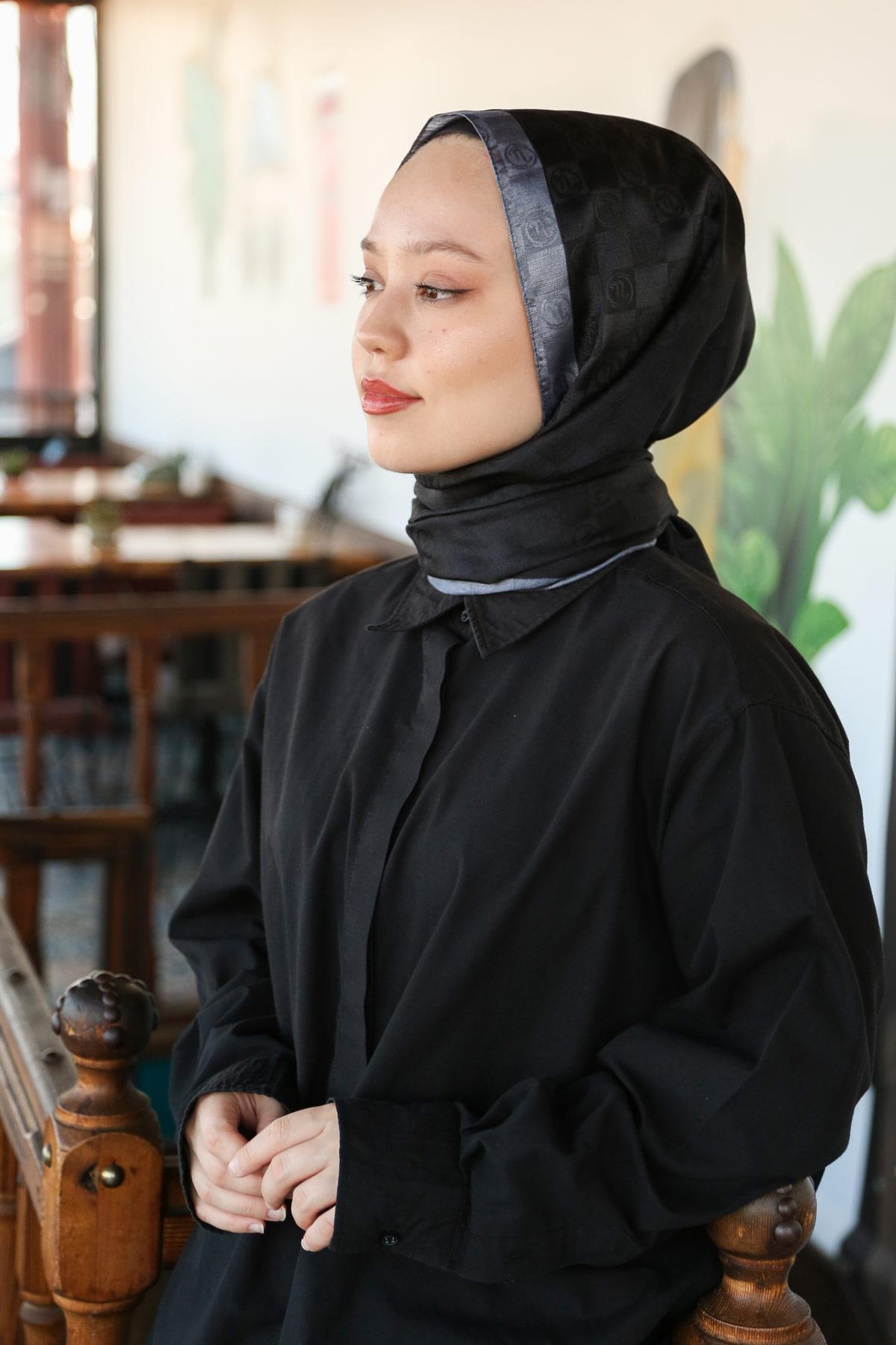 Hint İpek  Monogram Şal MONOV05-18