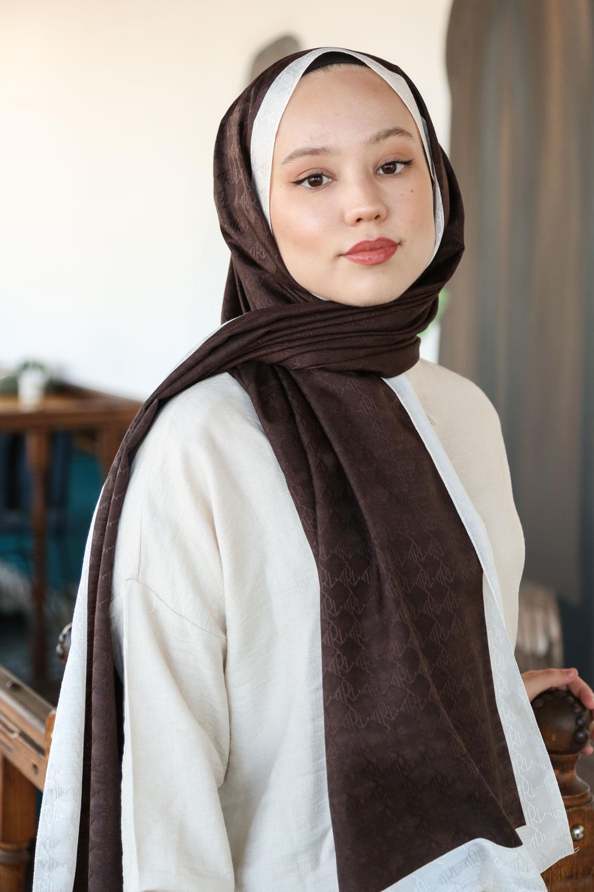Hint İpek  Monogram Şal MONOV06-02