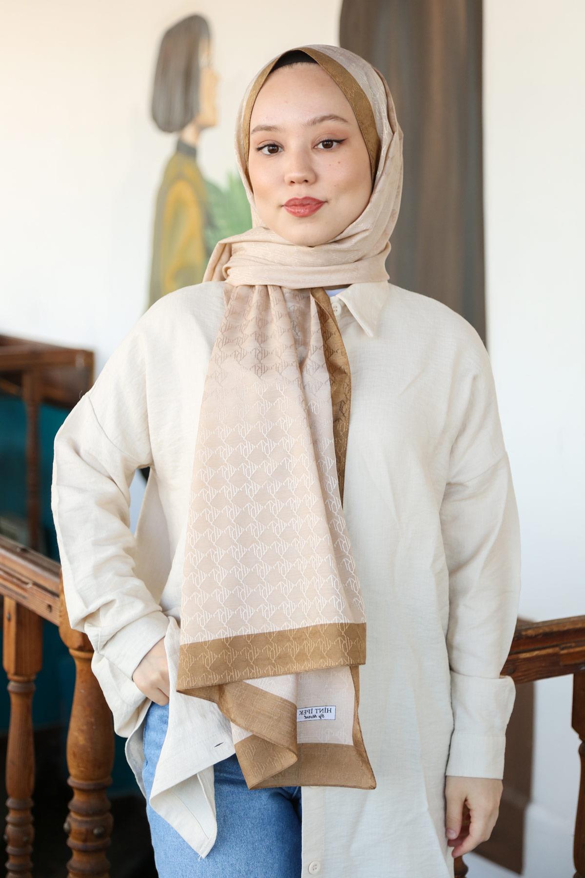 Hint İpek  Monogram Şal MONOV06-05