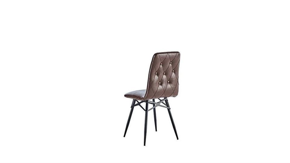 Efect Sandalye 6319 2 li Kahverengi