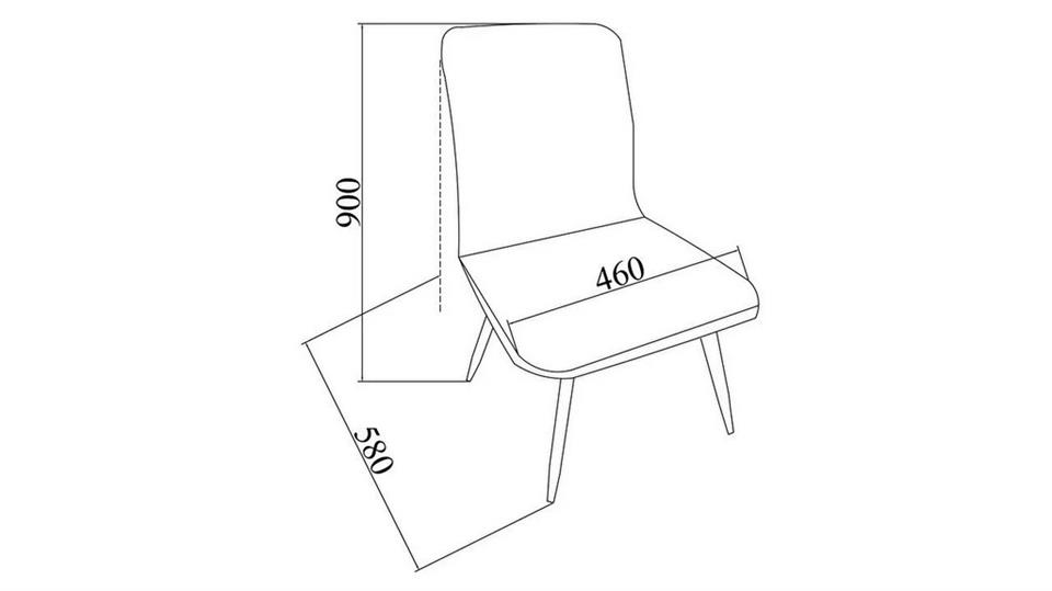 Efect Sandalye 6319 2 li Vizon