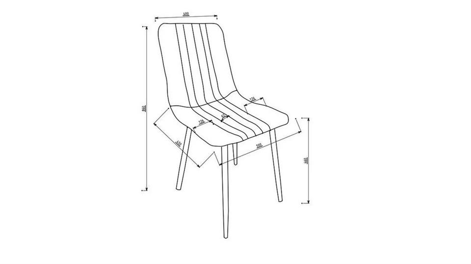 Kolin Sandalye 6327 2 li Gri