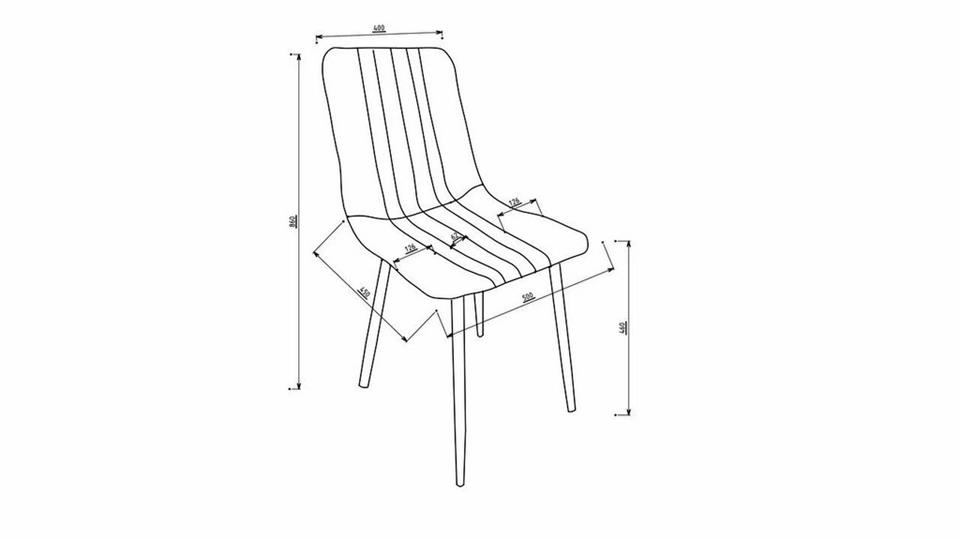 Kolin Sandalye 6327 2 li Vizon