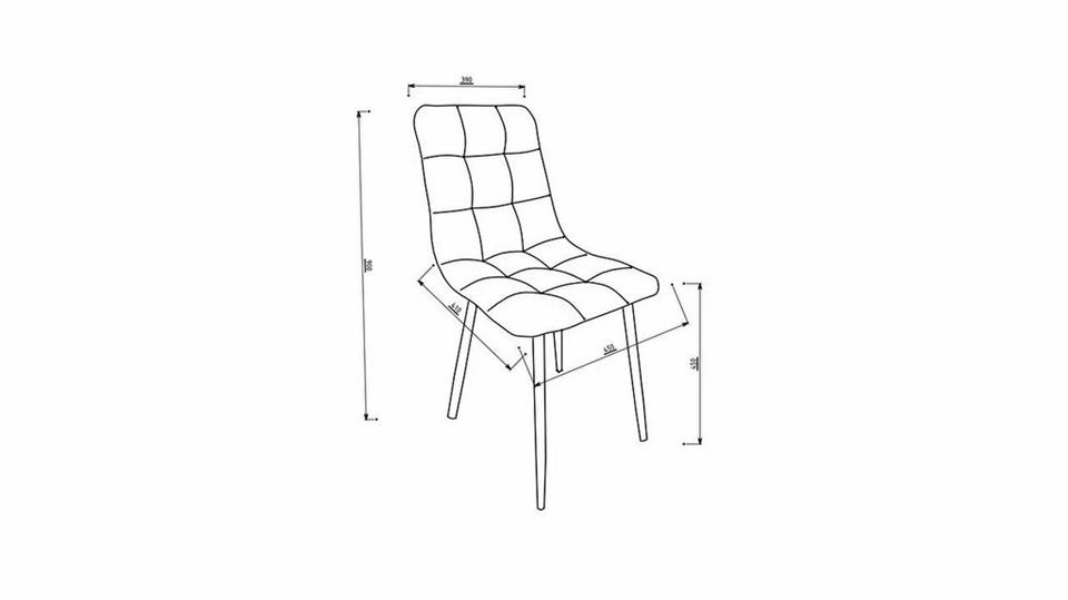 Lizy Sandalye 6328 2 li Lacivert