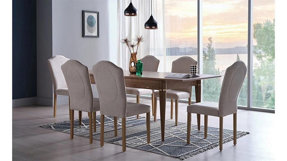 Marsilya Alternatif Açılır Yemek Masası Ceviz