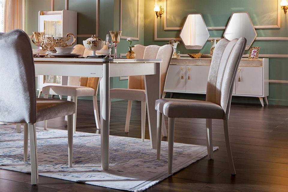 Monreal Sandalye 6092 2 li Fildişi