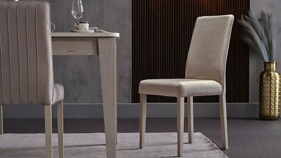 Palermo Sandalye 4077 2 li Krem
