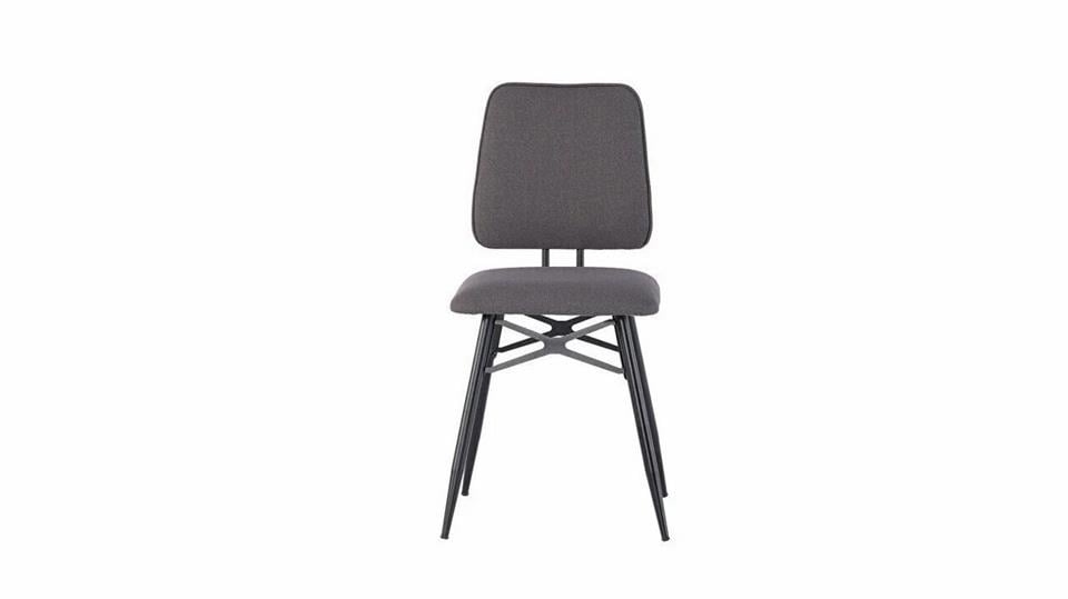 Sesto Sandalye 6313 2 li Antrasit Antrasit