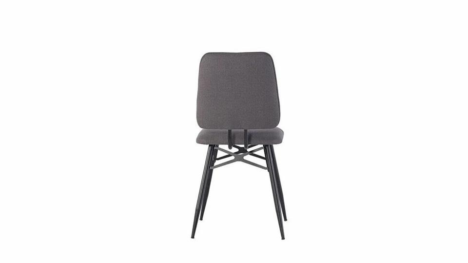 Sesto Sandalye 6313 2 li Antrasit Antrasit
