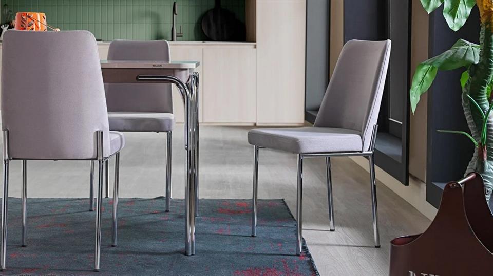 Sophia Sandalye 6304 2 li Gri