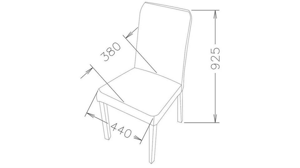 Valencia Sandalye 6324 2 li Bej