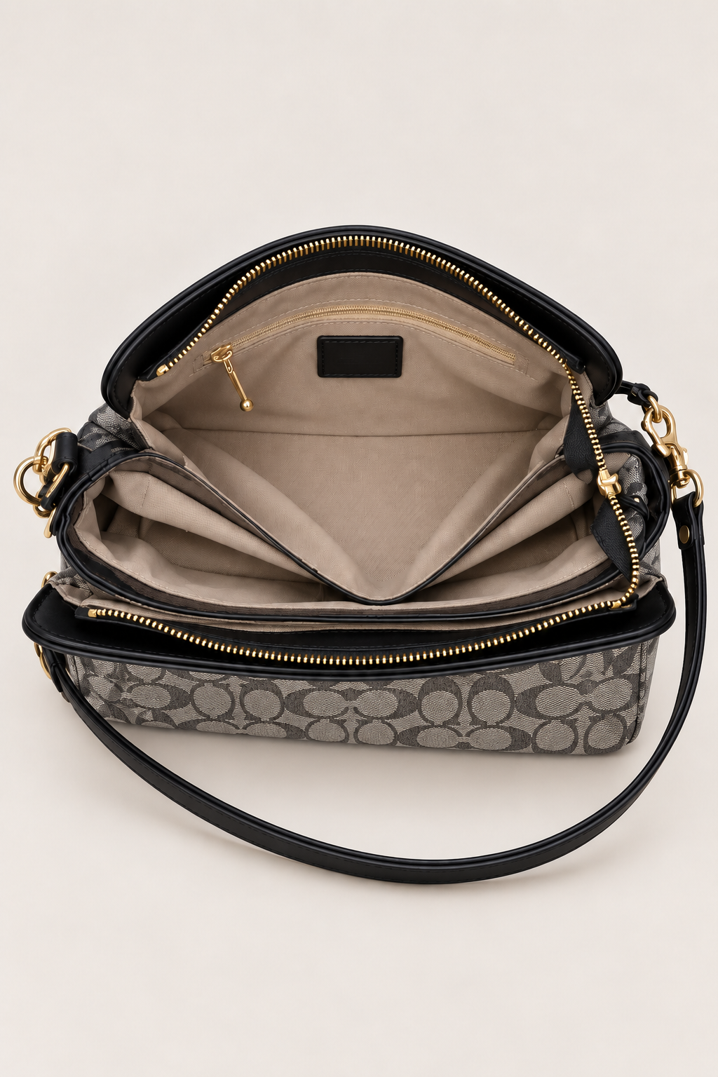 Coac Darc Gri Siyah Monogram