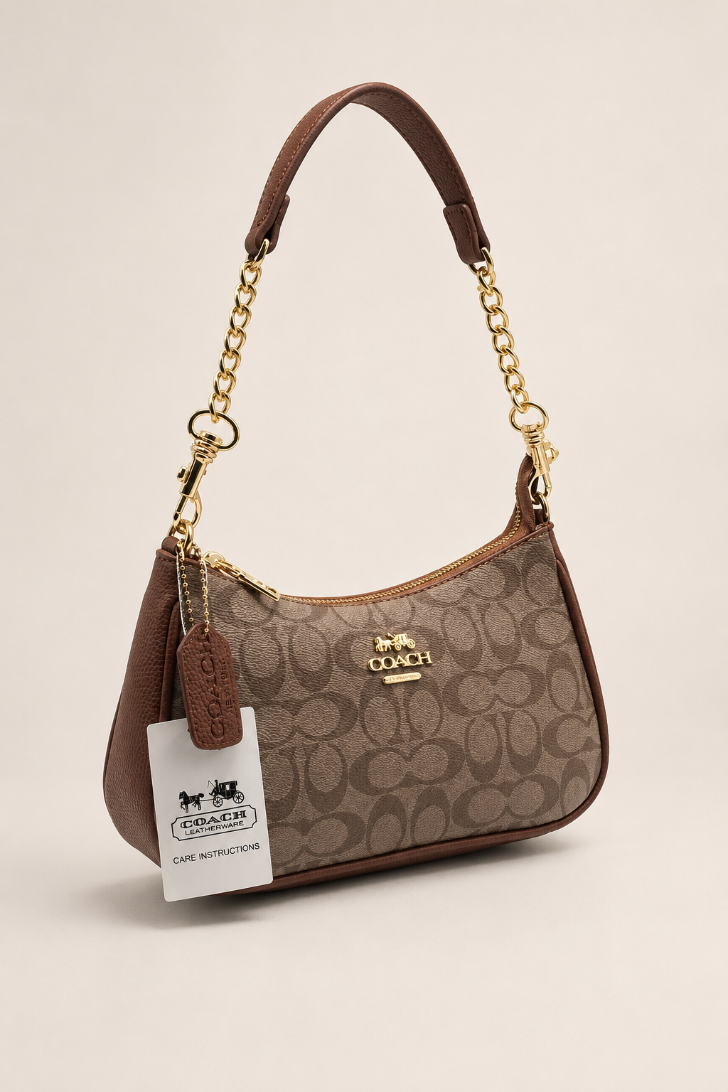 Coac Terry Koyu Kahve Monogram Kahve Detaylı