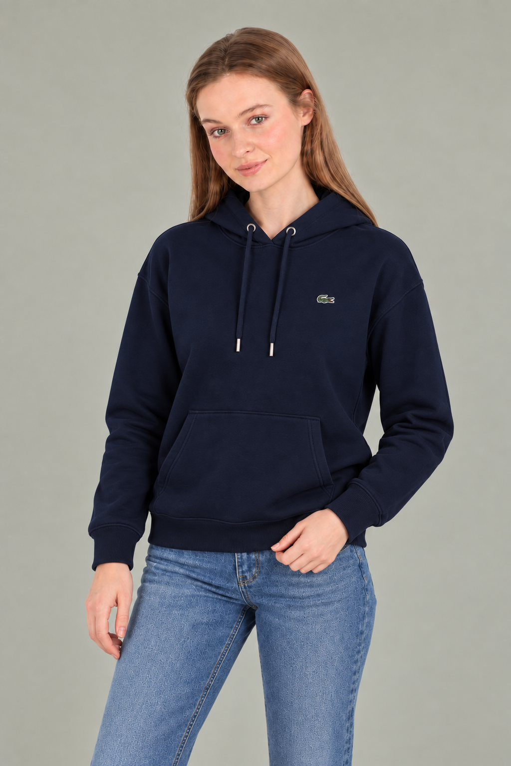 Lc Kapişonlu Modal Lacivert Sweatshirt
