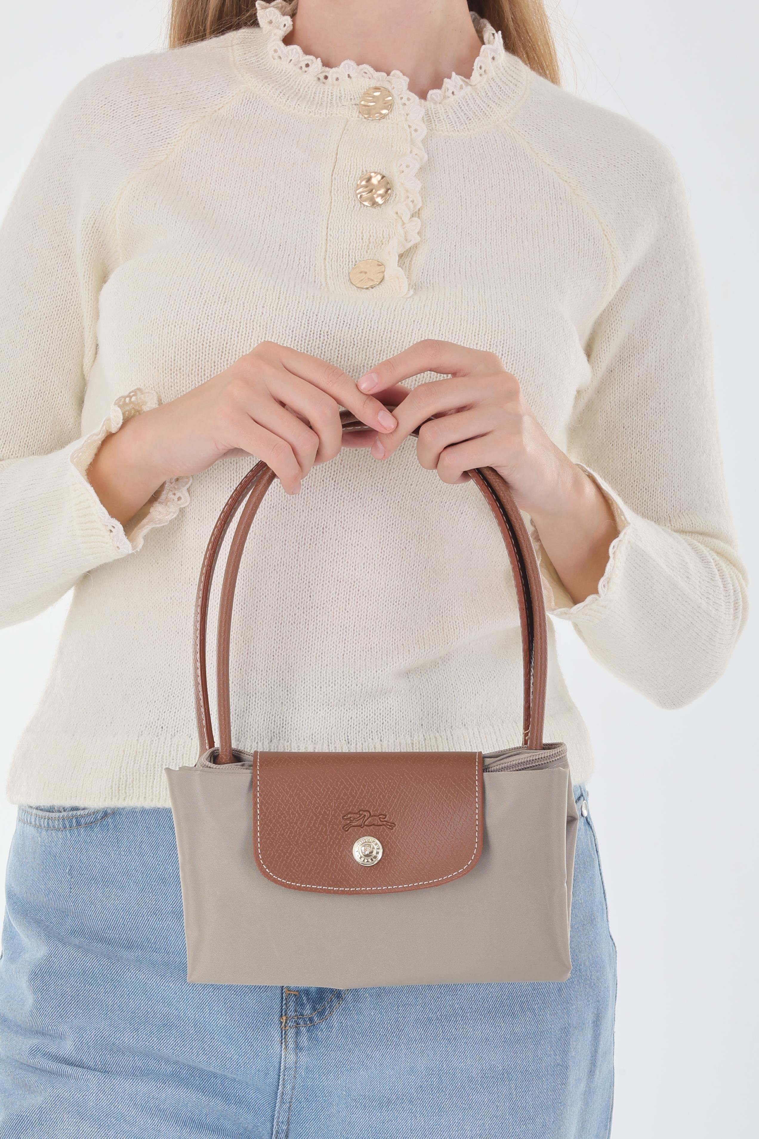 Longchamp Bej Medıum Boy Çanta