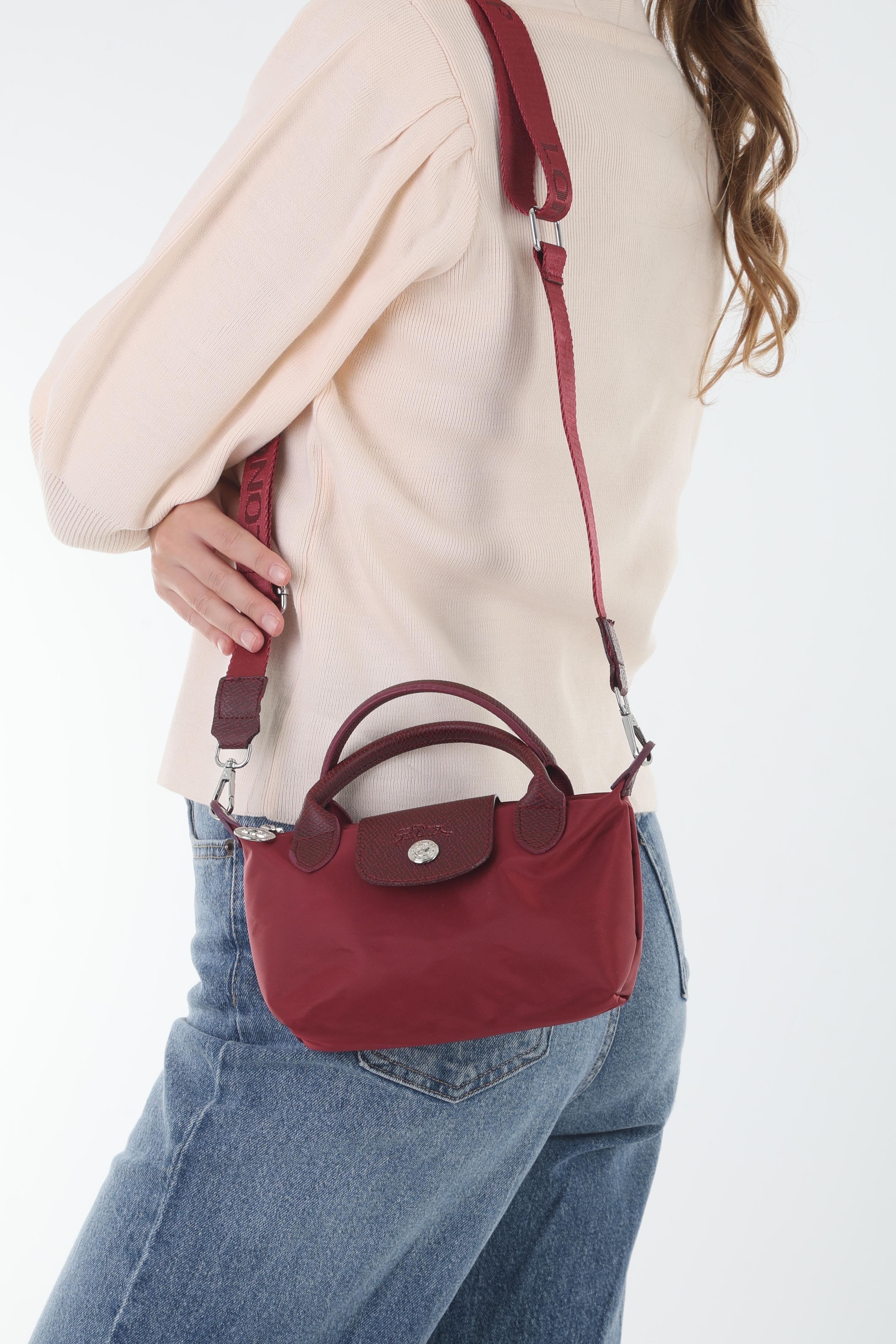 Longchamp Bordo Çift Saplı Çanta