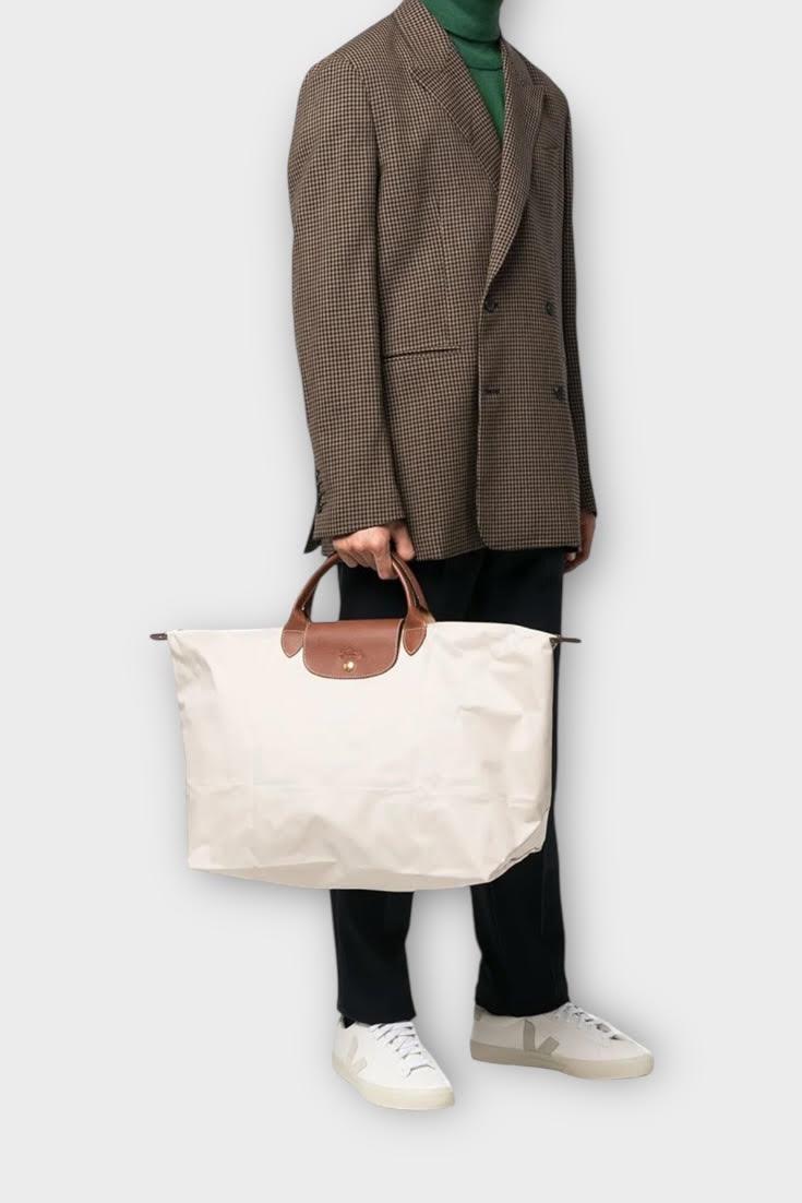 Longchamp Ekru Xl Çanta