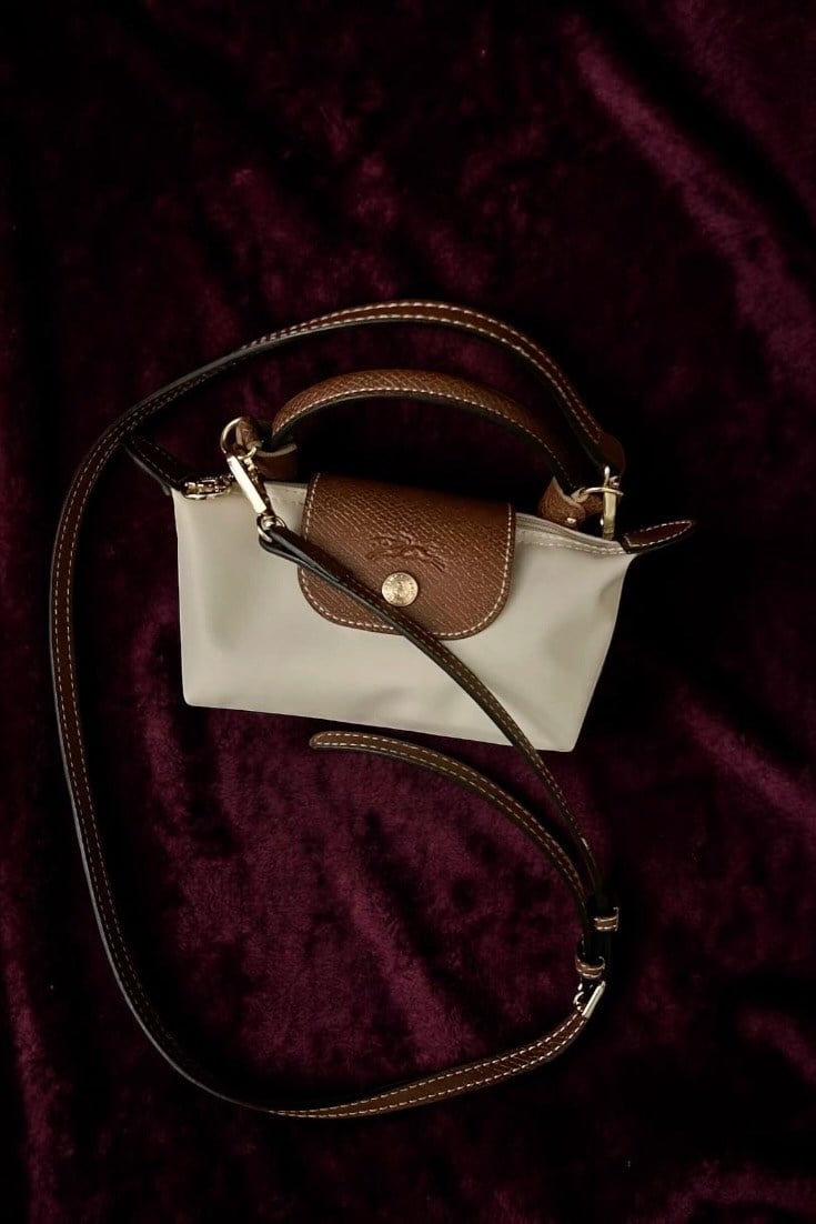 Longchamp Ekru Xs Mini Çanta