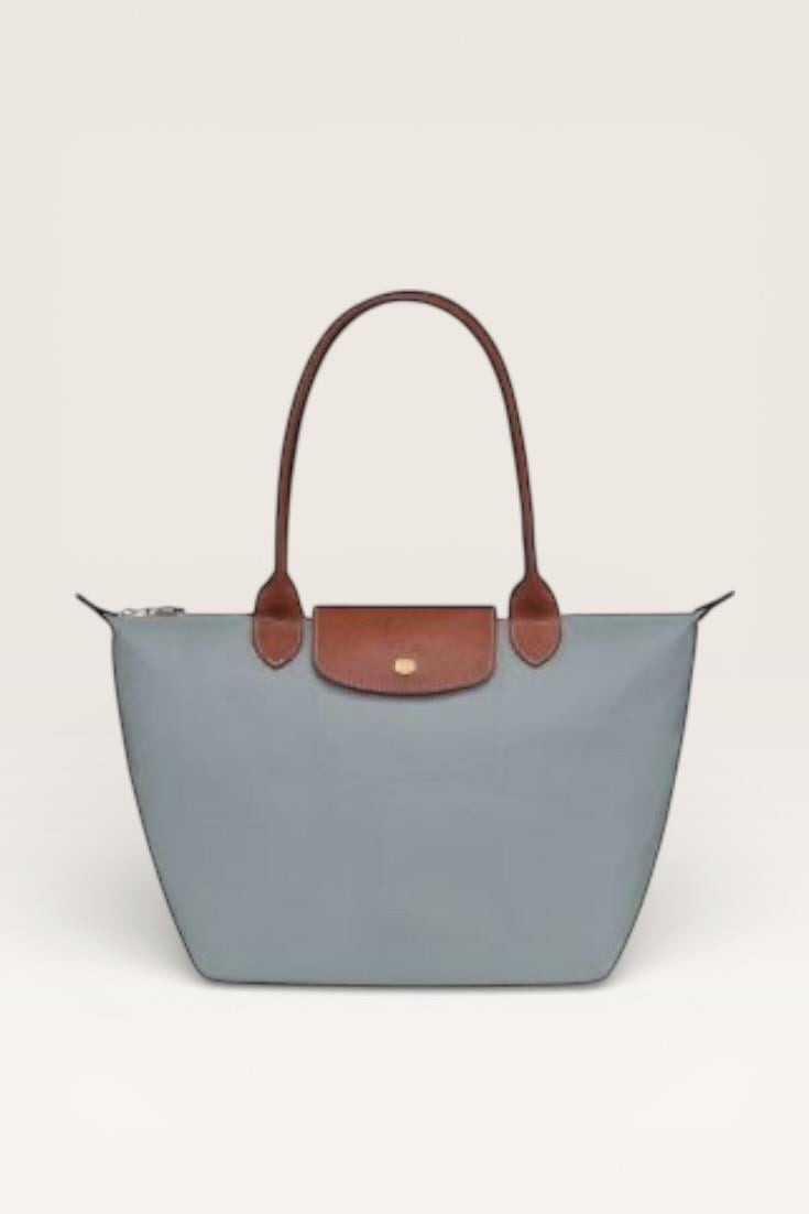 Longchamp Gri Medium Boy Çanta