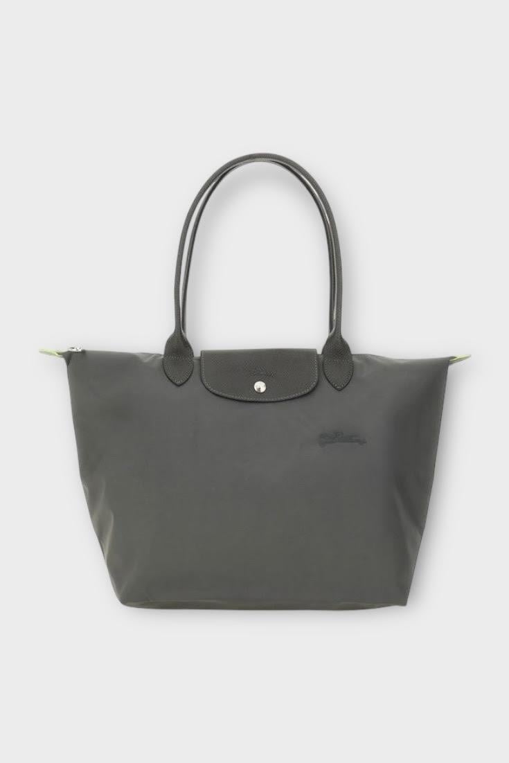 Longchamp Haki Nakışlı Large Çanta