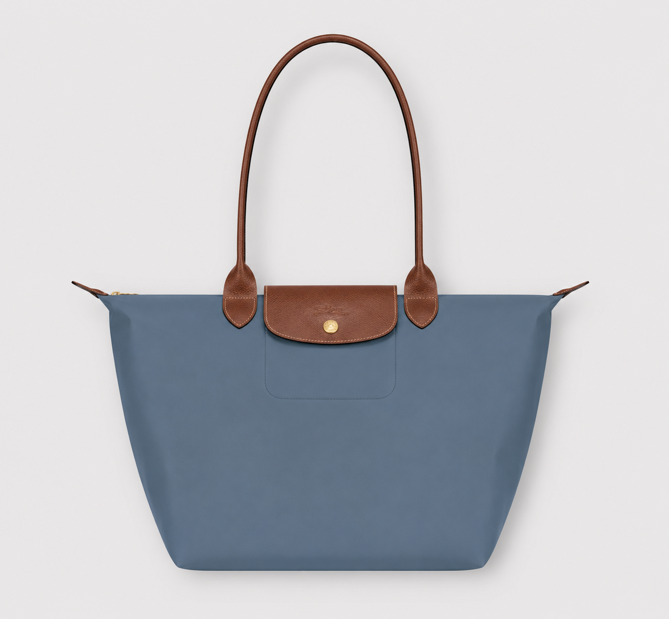 Longchamp Koyu Gri Medium Boy Çanta