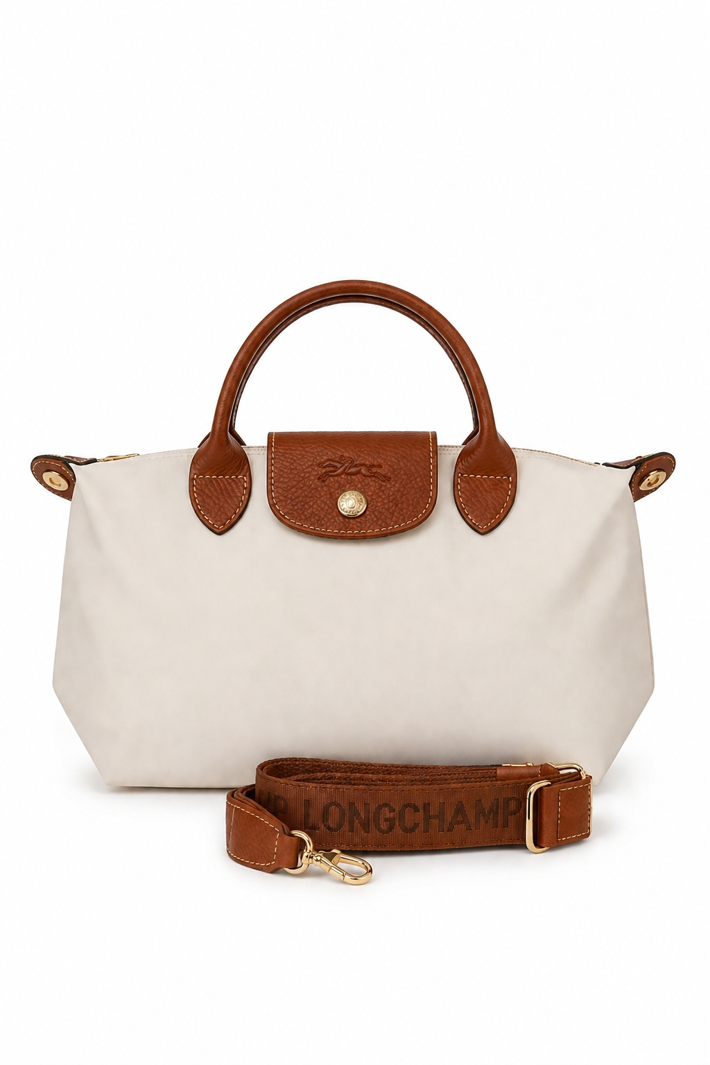 Longchamp Krem Small Boy Çanta