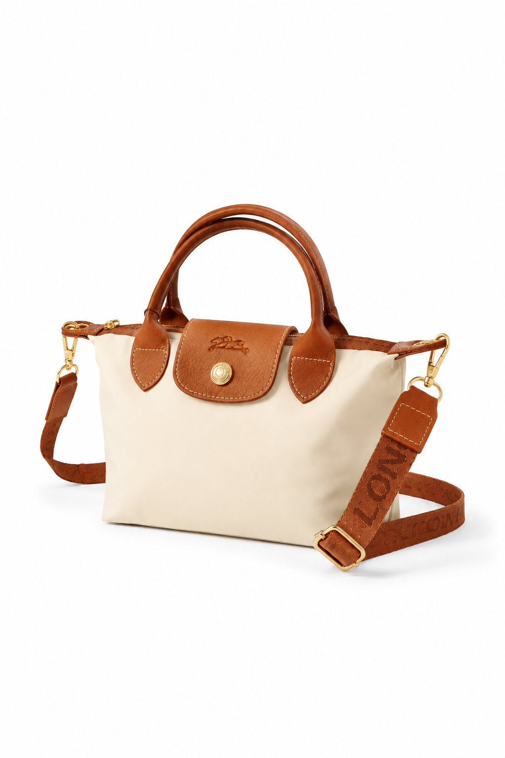Longchamp Krem Small Boy Çanta