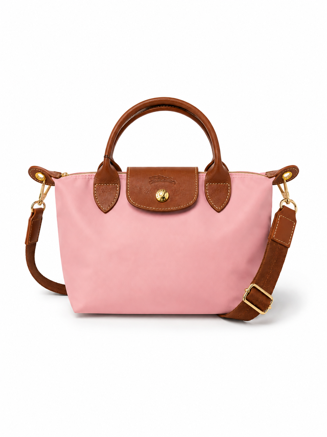 Longchamp Pembe Small Boy Çanta