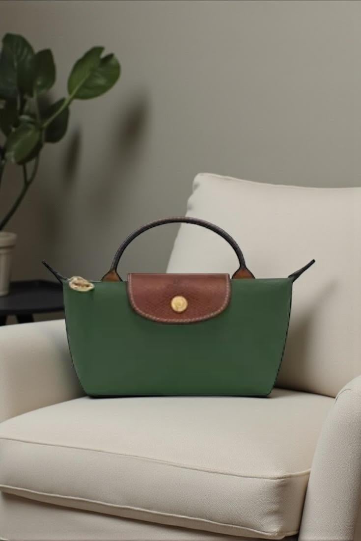 Longchamp Yeşil Xs Tek Saplı Çanta