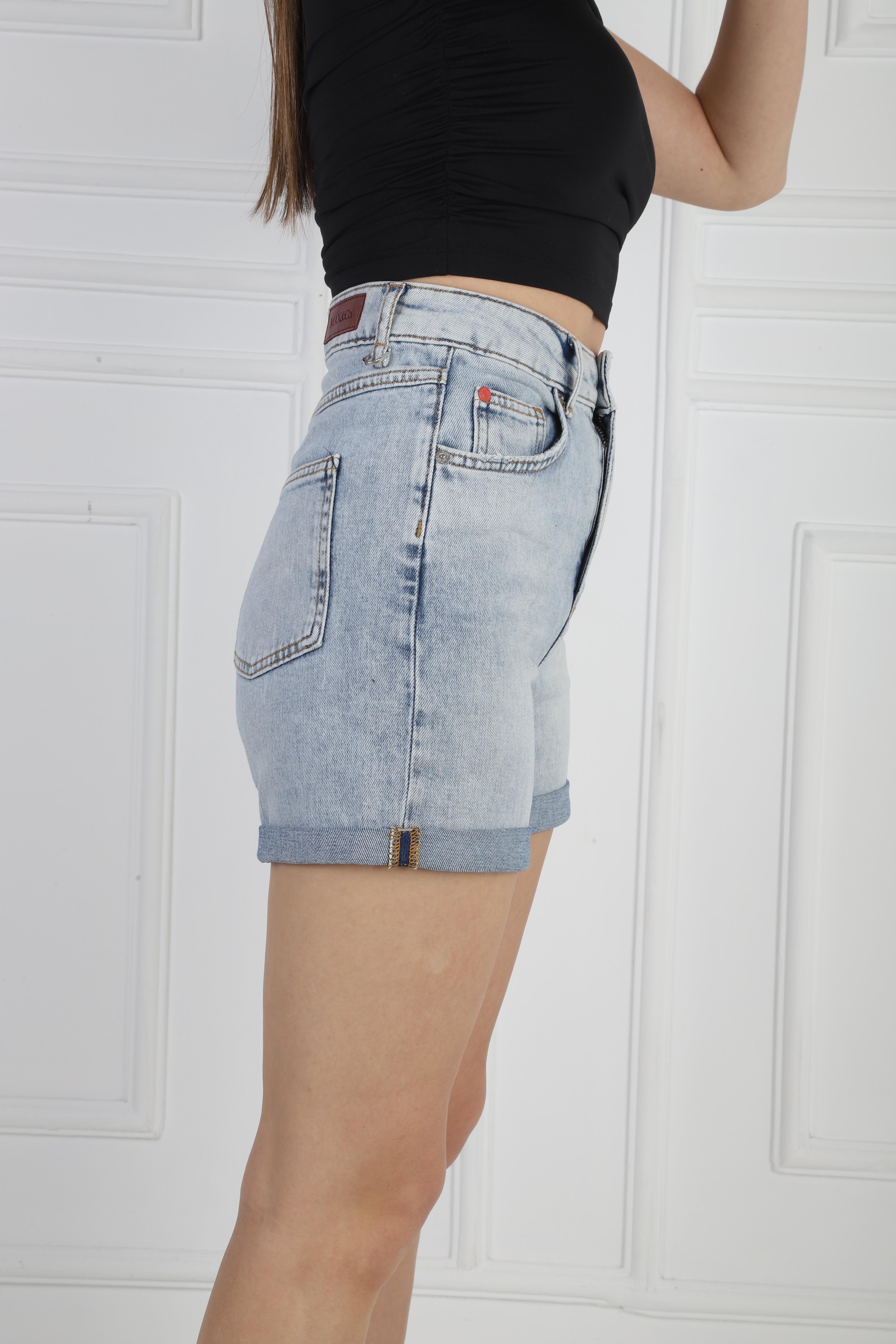 Max&Co Açık Mavi Kot Şort