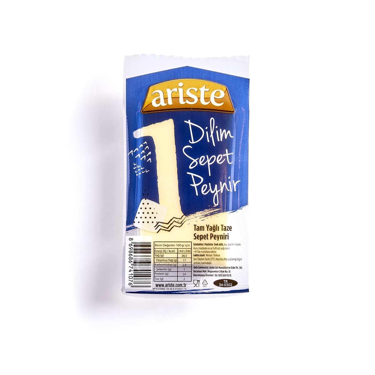 ARİSTE 1 DİLİM SEPET PEYNİR 40 GR