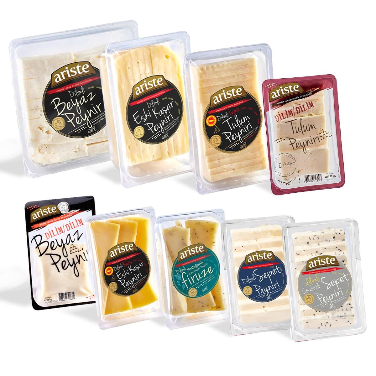 ARİSTE DİLİMLİ PEYNİR SEPETİ 3.200 GR