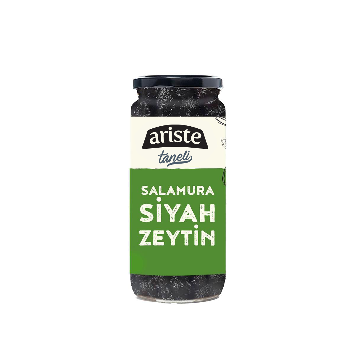 Doğal Salamura Siyah Zeytin 300 gr
