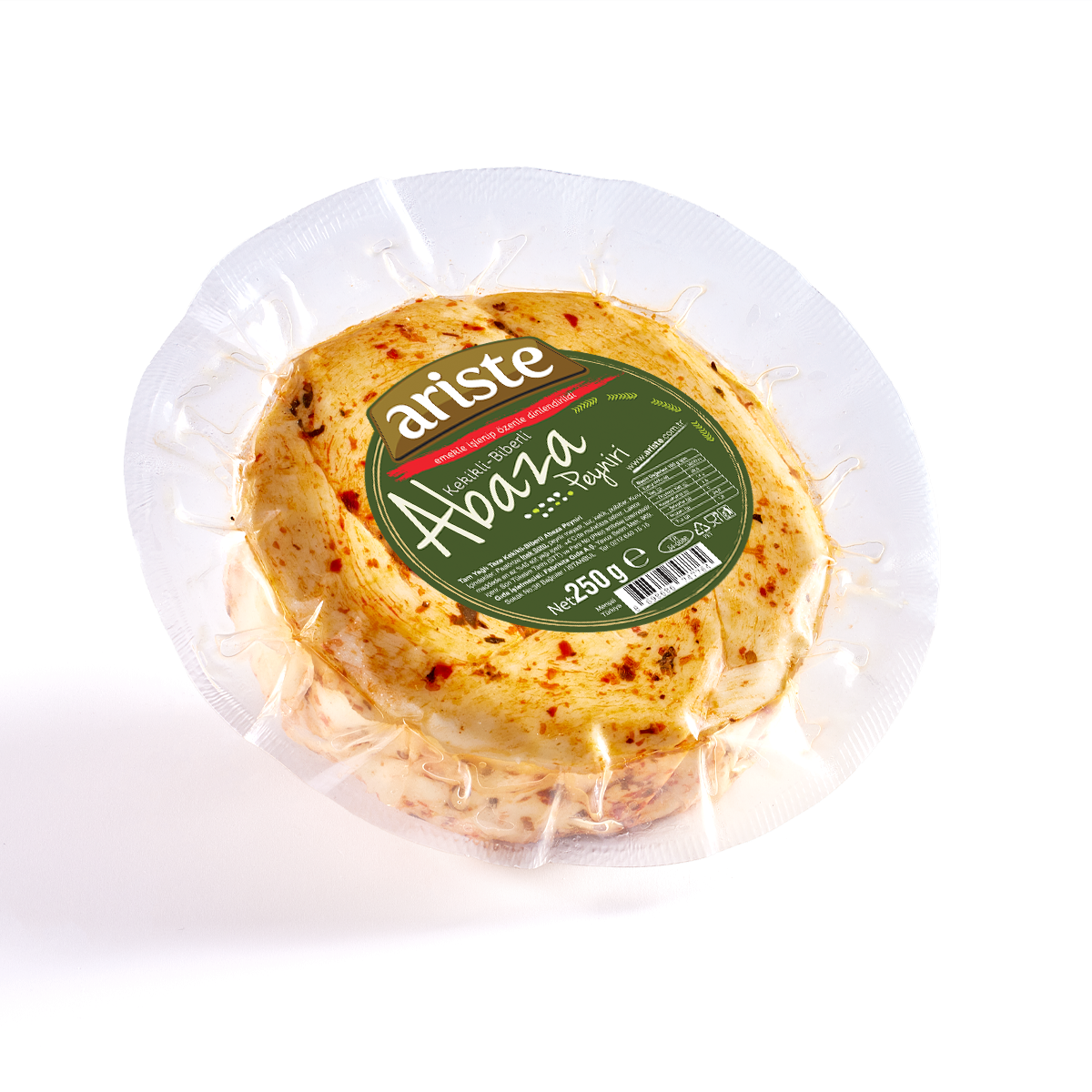 Kekikli Biberli Abaza Peyniri 250 gr – Dinlendirilmiş