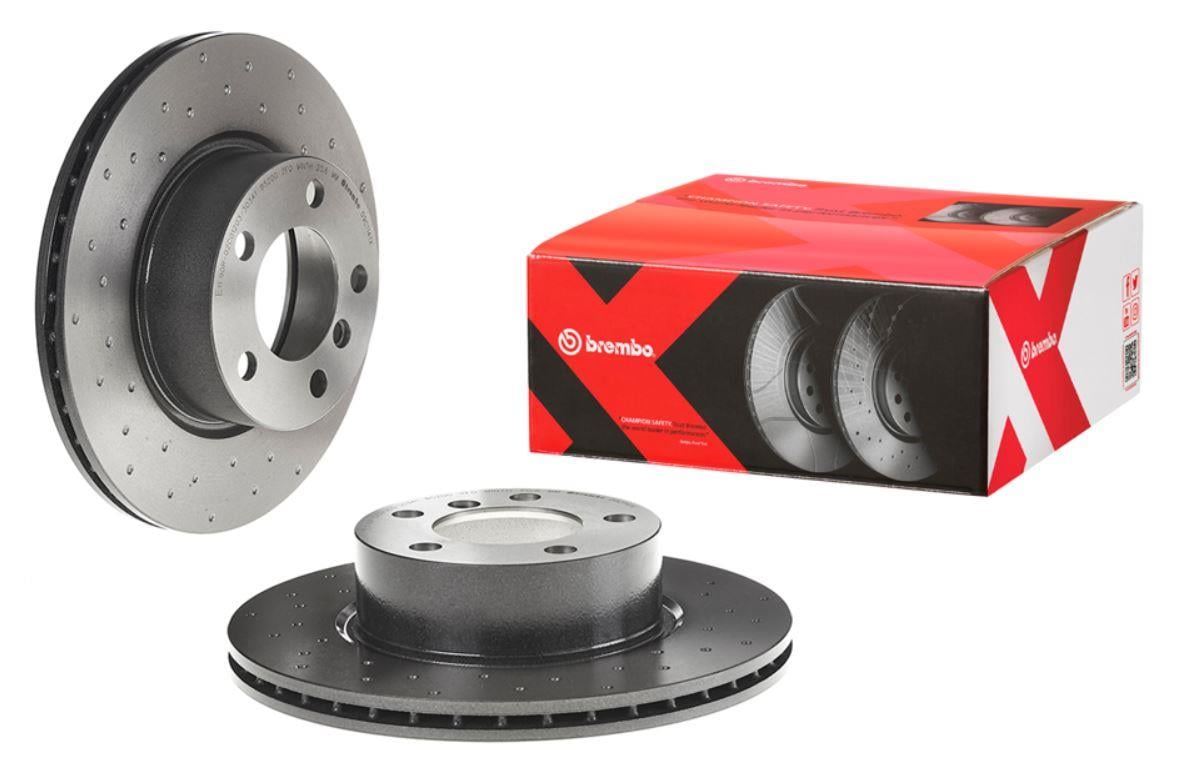 BMW 4 Serisi F32 418i Performanslı Ön Fren Diski 300 mm Çap Delikli 2014-2020 BREMBO XTRA