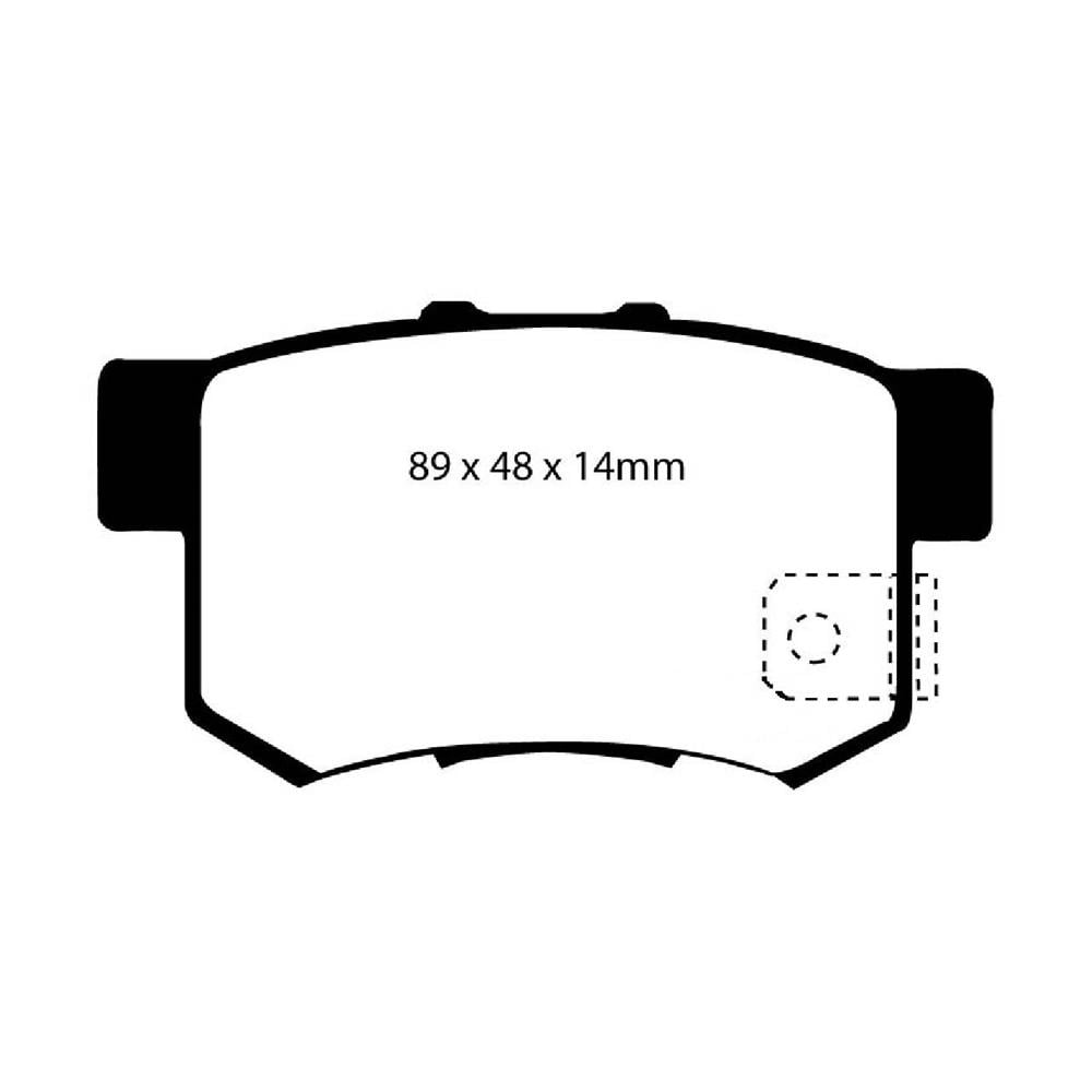 EBC GREENSTUFF PAD SET HONDA CIVIC , ACCORD