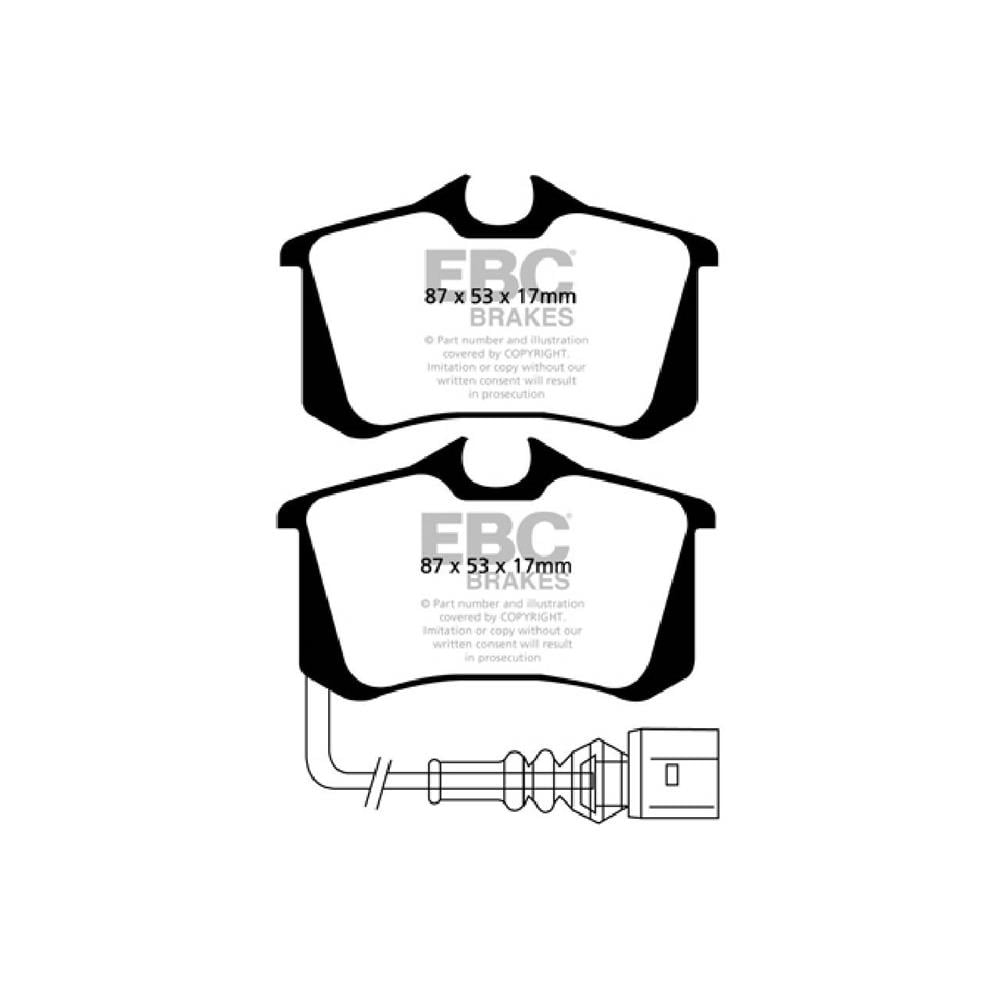 EBC GREENSTUFF PAD SET WAG
