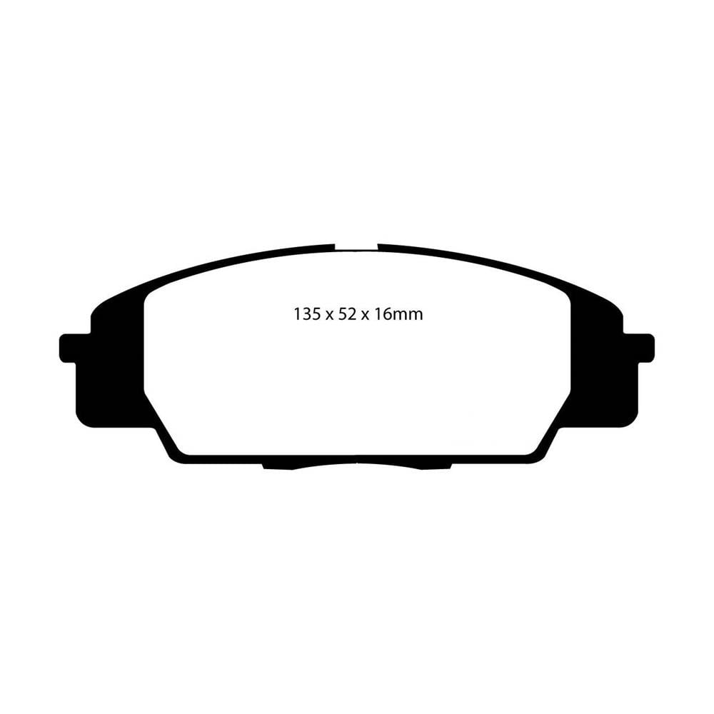 EBC YELLOWSTUFF BRAKE PADS HONDA S2000 ÖN