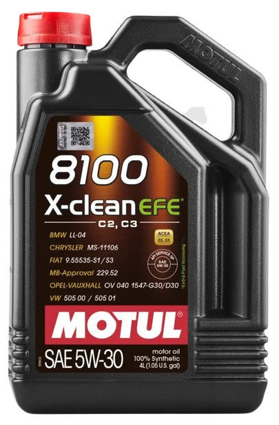 MOTUL 8100 X-CLEAN EFE 5W30 4LT