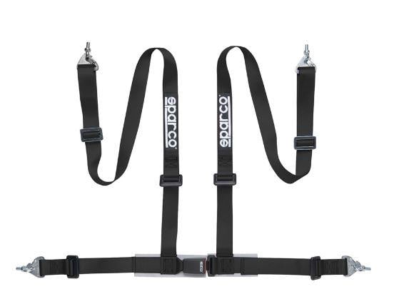 SPARCO 4 NOKTA SPOR EMNİYET KEMERİ SİYAH