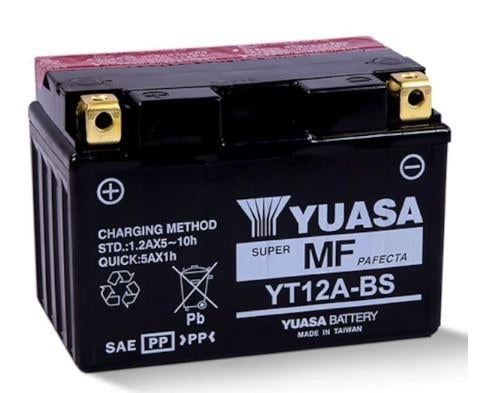 YUASA MOTOSİKLET AKÜ YU-YT12A-BS(CP)12V10Ah175A