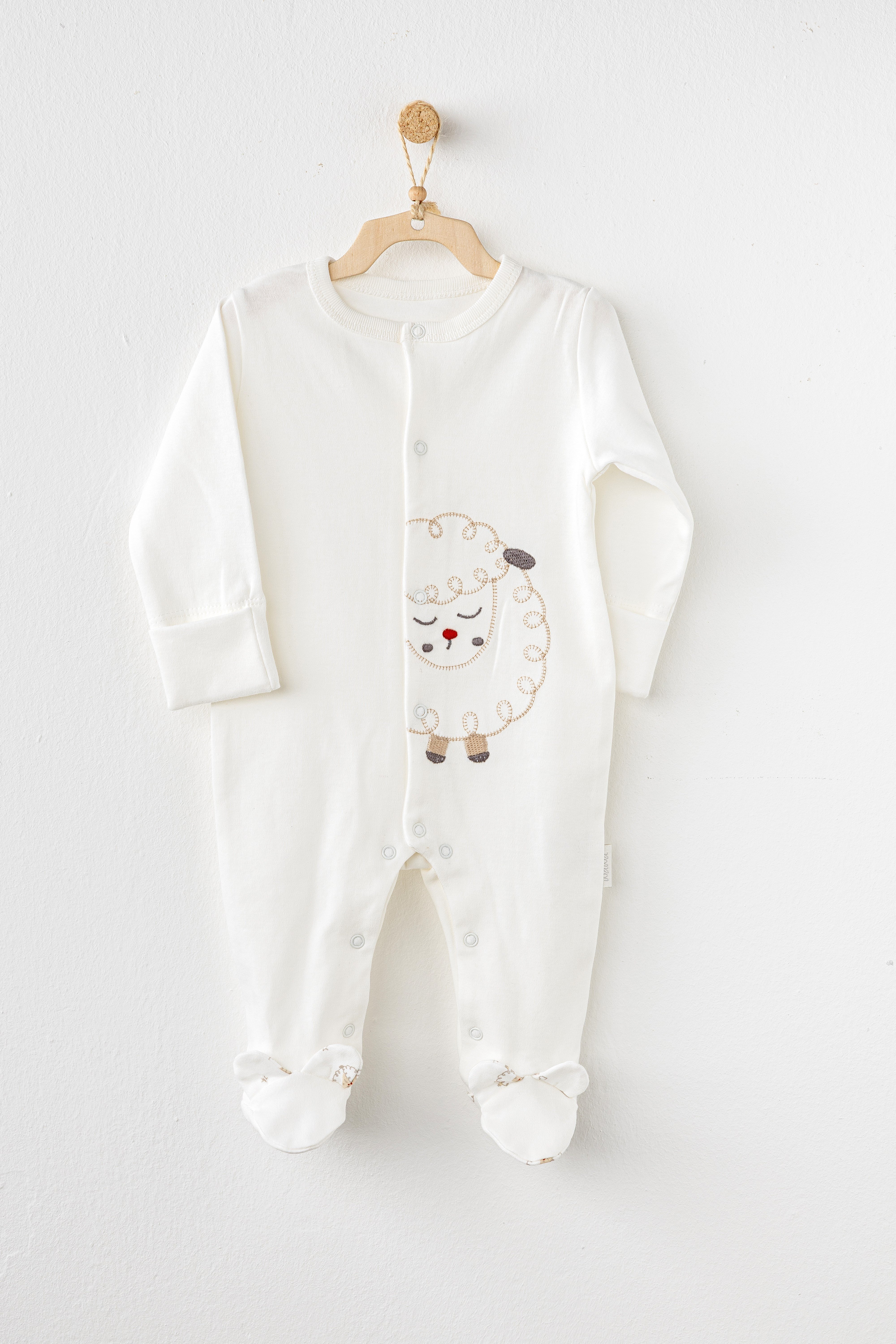 Hastane Çıkışı SetleriAndywawa %100 Pamuk 10lu Unisex Kuzulu Set