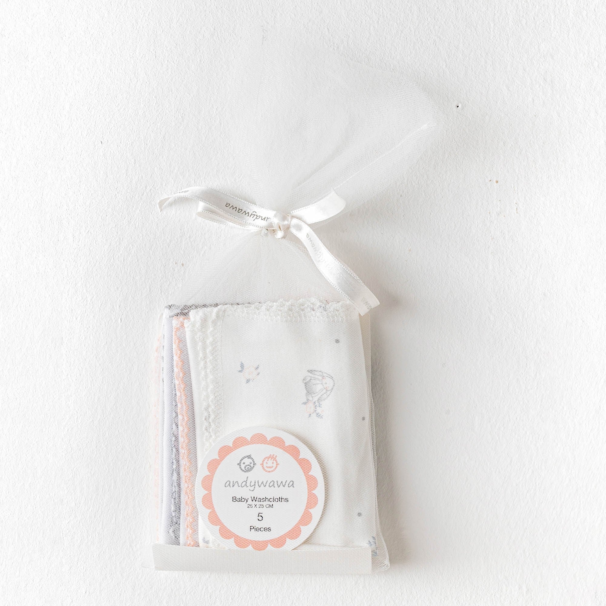 Önlük, Ağız MendiliAndywawa %100 Pamuk 5li Ağız Mendili 25*25cm