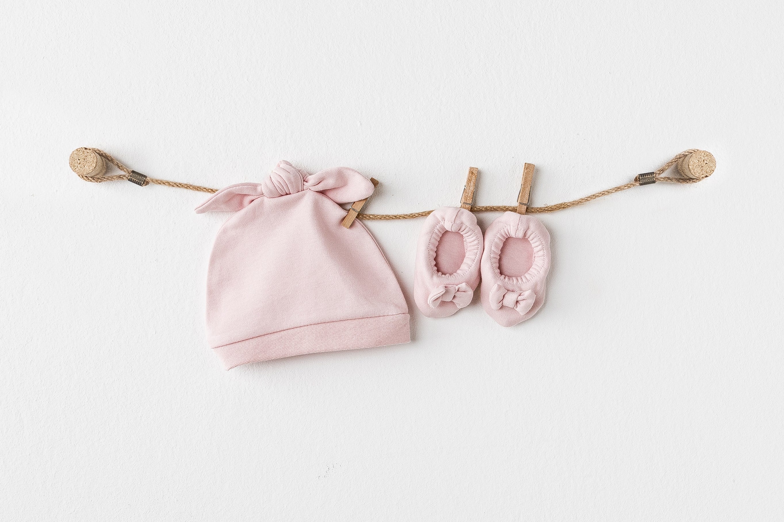 Hastane Çıkışı SetleriAndywawa Organik GOTS 10lu Naturel Kız Set Pembe