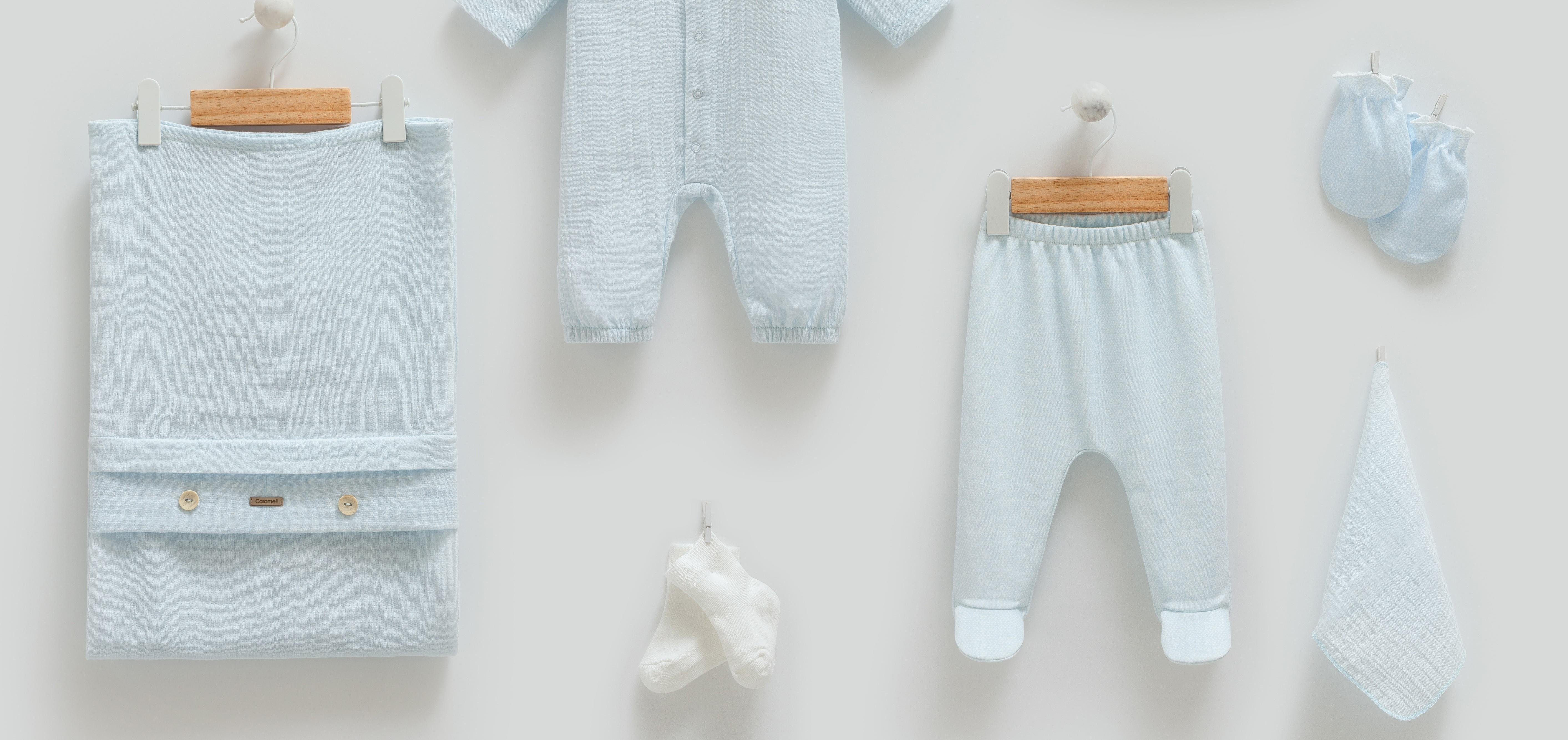 Hastane Çıkışı SetleriBebellia Müslin Erkek Bebek Premium 10lu Set Mavi